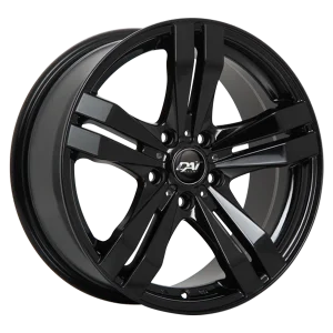Dai Alloys – Target – Black – 15″x6.5″ 38mm – All weather Wheels – DW3415002